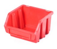 Sichtlagerkästen Ergobox 1 - Farbe rot - 1