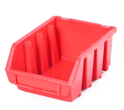 Sichtlagerkästen Ergobox 2 - Farbe rot - 1