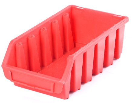 Sichtlagerkästen Ergobox 2L - Farbe rot - 1