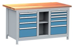 Werkbank mit Container,  DPJ 104