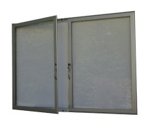 Infovitrine HD60 - 12 x A4, einseitig, doppelflügelig