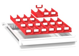 Schubladen-Einteilungsset  ZL 19 x 27D