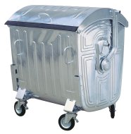 Müllgroßbehälter 1132, feuerverzinkt, 1100 l