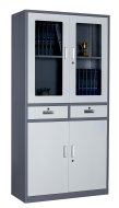 Aktenschrank  HDW-S-B24, mit Vollblech- und Glastüren