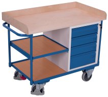 Werkstattwagen mit 3 Ladeflächen sw-600.612