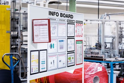Sichttafelsystem VARIO MAGNET WALL 5 - 8