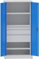 Werkstattschrank mit Schubladen und Fachboden