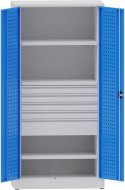 Werkstattschrank mit Schubladen und Fachboden