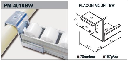 Rollenbahnhalter PM-4010BW - 1