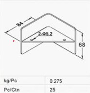 Metallwinkel MT-5182 - 2