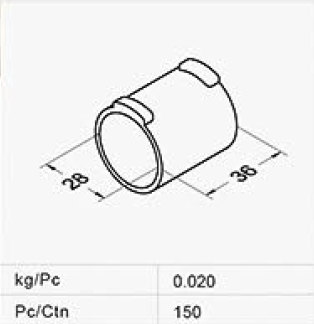 Befestigungsschelle, Aluminium MT-5180 - 2