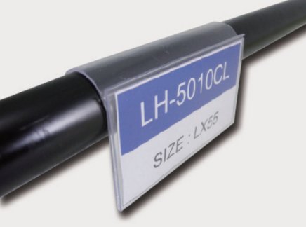 Etikettenhalter LH-5030CL, 300 x 55 mm - 1