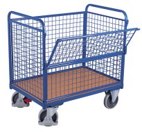 Vierwandwagen mit Drahtvergitterung sw-700.404