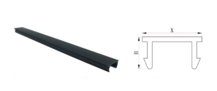 Kunststoffabdeckung für 8 mm KGN2-8 - 1
