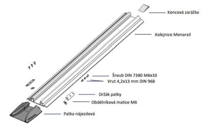 Rail-Anfahrschiene - Befestigung durch Kleben - 2