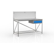 Werkbank mit Lochwand, Breite 1500 mm, 24040831 - 4