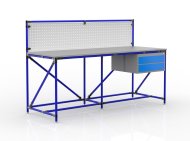Werkbank mit Lochplatte 24040838, Breite 2000 mm - 3