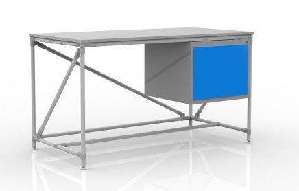 Werkbank mit Container Breite 1500 mm, 240405311 - 1