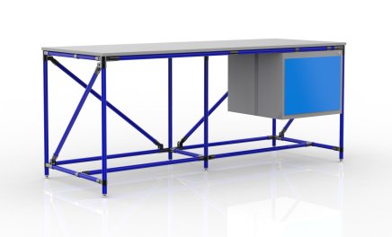 Werkbank mit Container Breite 2000 mm, 240405317 - 3
