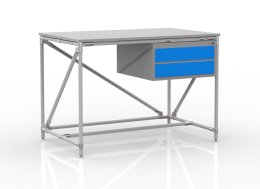 Werkbank mit einem Container mit zwei Schubladen 24040531 (3 Modelle)
