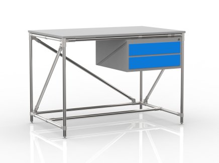 Werkbank mit einem Container mit zwei Schubladen 24040531 (3 Modelle) - 4