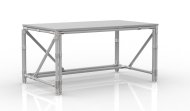 Höhenverstellbarer Tisch aus Rohrsystem 24041230 - 1