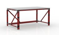 Höhenverstellbarer Tisch aus Rohrsystem 24041230 - 2