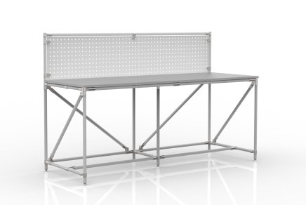 Werkbank mit Lochplatte 24040836, Breite 2000 mm - 1
