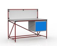 Werkbank mit Lochplatte 24040835, Breite 1500 mm - 2