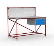 Werkbank mit Lochplatte 24040832, Breite 1500 mm - 2