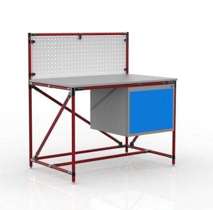 Werkbank mit Lochplatte 240408317 (3 Modell) - 2