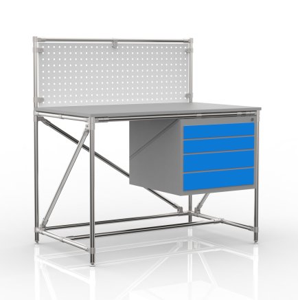 Werkbank mit Lochplatte 240408316 (3 Modell) - 4