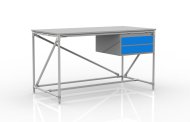 Werkbank mit zwei Schubladen Breite 1500 mm, 24040538 - 1