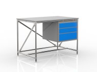 Werkbank mit Container mit drei Schubladen 24040532 (3 Modelle - 4