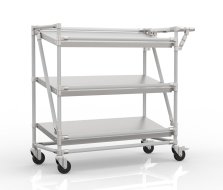 Regalwagen für Behälter mit schrägen Regalböden 24042530