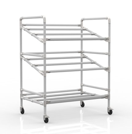 Regalwagen für Kisten, Breite 972 mm, 24040230 - 1