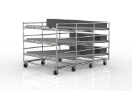 FIFO-Schwerkraftregal mit Rollen 22110953 - 4