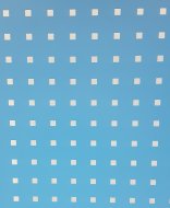 Lochplatte, Farbe blau