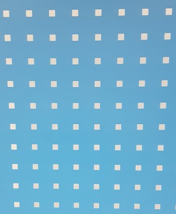 Lochplatte, Farbe blau - 1