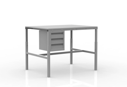 Arbeitstisch SP, Tiefe 700 mm, höhenverstellbar, (4 Modelle) - 1