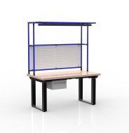 Elektrisch höhenverstellbarer Schreibtisch mit Container und einer Schublade 24111937 - 3