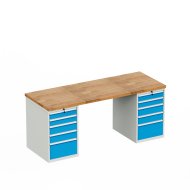 Werkbank mit Schubladenschrank HD_1255