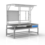 Mechanisch höhenverstellbarer Schweißtisch
