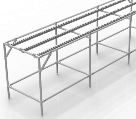 Förderer mit versenkten Rollenbahnen (verschiedene Varianten) - 1