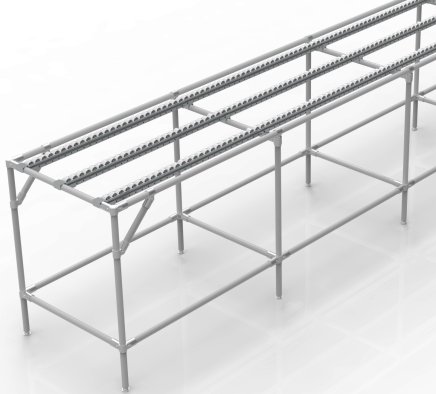 Förderer mit Rollenbahnen (verschiedene Varianten) - 1