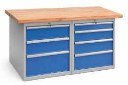 Werkbank mit Schubladenschrank RS15_34