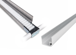 Aluminium-Führungsschiene für Rollenbahn 60 mm PA-615B