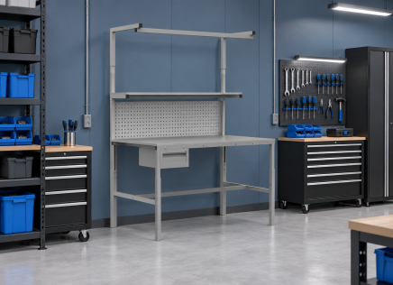 Höhenverstellbarer Tisch Enprag SPEX, Tiefe 900 mm (4 Modelle) - 2