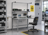 ESD Arbeitstisch Enprag SPEXESD127, Tiefe 700 mm, höhenverstellbar, (4 Modelle) - 2
