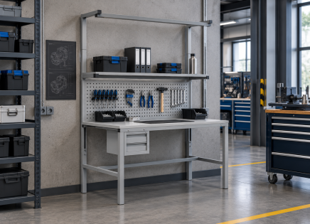 Antistatischer Tisch Enprag SPEXESD, Tiefe 900 mm (4 Modelle) - 2